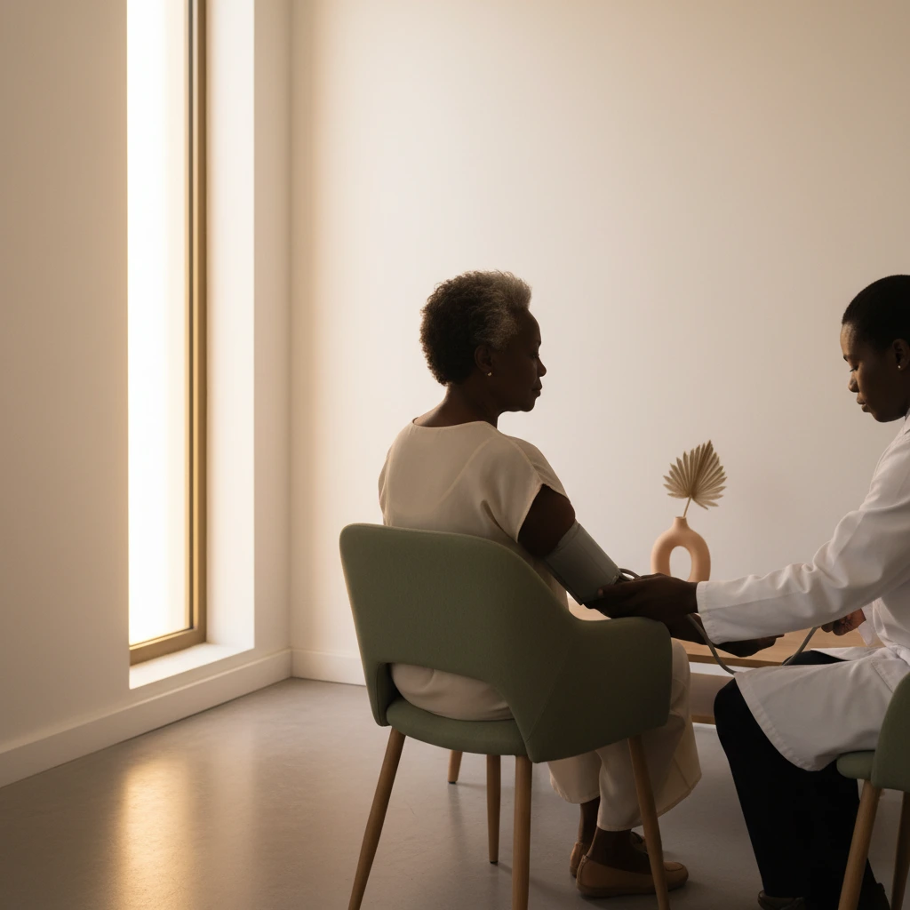 Suivi d'un patient sénior pour maladie chronique au cabinet